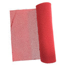 Red Foam Rubber Anti-Slip Shelf Drawer Liner Placemat for Cabinets,Desks