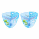 Plastic Women Eyebrow Template Shaper Cosmetic Tool 2 Pcs Clear Blue