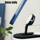 Wireless Charger Fast Charging Dock Phone Desktop Holder Stand For iPho L0Z1