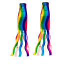 2 Pack Rainbow Windsock Polyester Outdoor Garden Wind Sock Flag Decoration 70cm