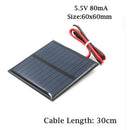 Solar Panel Polycrystalline Silicon for Excellent Performance G 5.5V 60x60mm