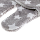 Warm Fleece Swaddle Wrap Infant Sleeping Bag Bedding Blanket Pop Gray