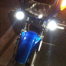 2Pcs Universal DC 9V-85V 6 LED Motorcycle Headlight Fog for Motorbike UTVs