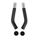 2Pairs Durable  Bike Lock-on Alloy Handlebar Grips Handle Bar End Mounted