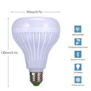 Wireless Bluetooth Speaker Bulb E27 LED Music Player Audio Light Lamp + Remote