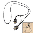 Archery Recurve Bow String Long Bow Stringer Black Leather Rope Tool Gift JR