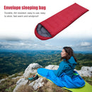Outdoor Camping Ultralight Warm Sleeping Bag for Travel Hiking (Red) A
