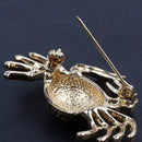 Cute Crabs Brooch Animal Corsage Pins Women Shirt Coat Clips Brooches Cloth V2T5