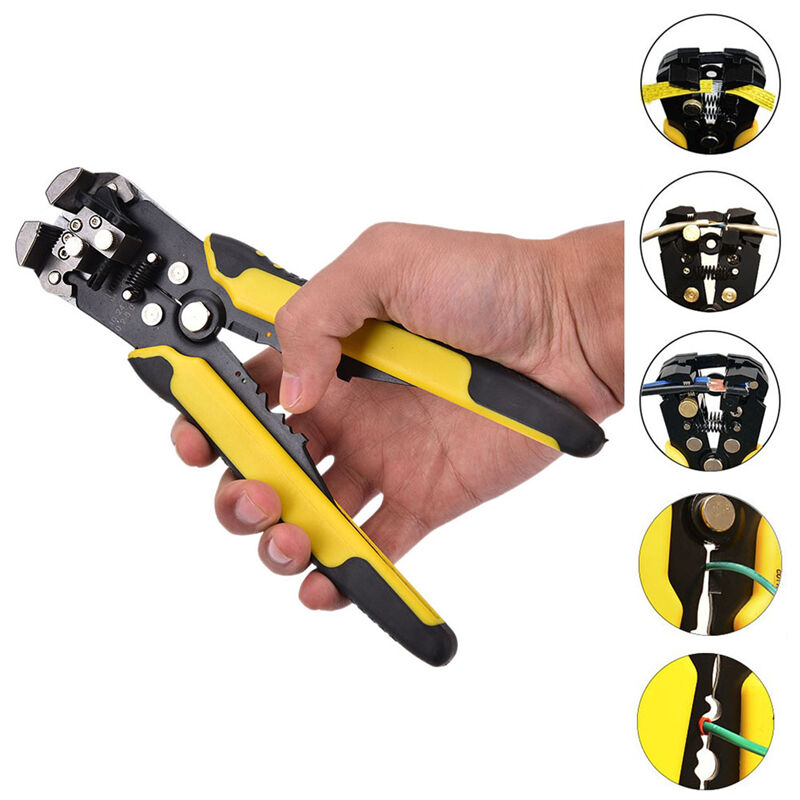 Professional Automatic Wire Striper Cutter Crimper Stripper Pliers Terminal// FT