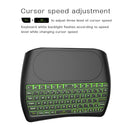 D8 2.4G Wireless Mini Keyboard Air Mouse Touchpad Controller w/Backlight
