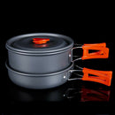 Hewolf Outdoor Cookware Pot Wild Pot Cookware Cookware Set 2-3 Cookware Set