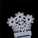2pc Potted plants Metal Cutting Dies Stencil For Scrapbooking DIY Cards Decor JR
