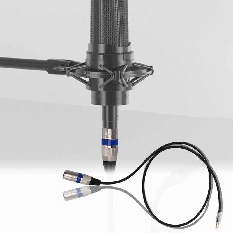 6.35mm Jack to XLR Cable Male to Female Professional Audio Cable 1M for Mic