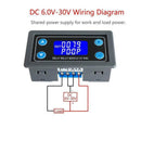 1pcs Time Delay Relay Module Digital LCD Display 6-30V Control Timer Switch AUT