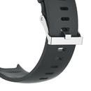 2x Silicone Replacement Strap for  Approach S3 Watch Black