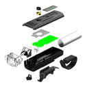 3x Bike Handlebar Light 400Lumens Scooter Head Front Light USB Rechargeable LED