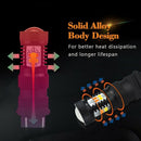 2PCS 3030 Switchback LED Bulb 3157 White Amber Dual Color Turn Signal Light