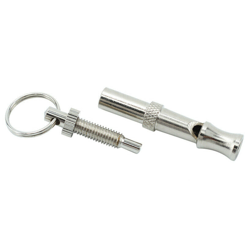 2 x Dog Training Whistle Adjustable High ultrasonic Sound key Chain Puppy acme
