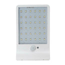 36LED Solar Power Motion Sensor Wall Light Outdoor Yard Street Lamp (White)