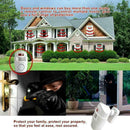 Wireless PIR Motion Sensor Alarm With 2 Remote Controllers For Home Caravan M5Y1