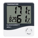 Weather Station Clock Indoor / Outdoor Hygrometer Thermometer Digital LCD