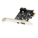 PCI Express to USB3.1 Type-C +USB 2.4A Fast Charging Expansion Card