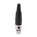 3pin Female plug Mini TA3F XLR Audio Microphone connector MIC Adapter NTBD3C