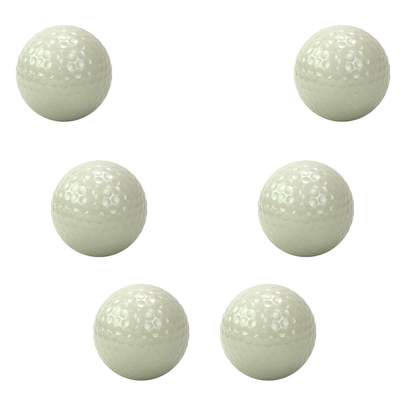Set of 6 Reusable Luminous Golf Club Balls, Durable Night Glow Club Balls,