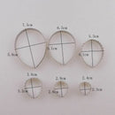 23pc Rose Cookie Cutter Stainless Steel Pastry & Biscuit Cutter Cake Mold P H8Q9