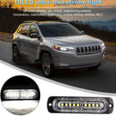 1Pcs 10 LED Car Truck Emergency Beacon Warning Hazard Flash Strobe White Light