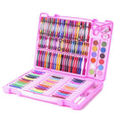 Pink 150 Color Children'S Watercolor Pen Crayon Gouache Set Art Painting Br