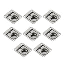 8x Stainless Steel Flush Lift Pull  For Hatch Latch For Boat Caravan Marine