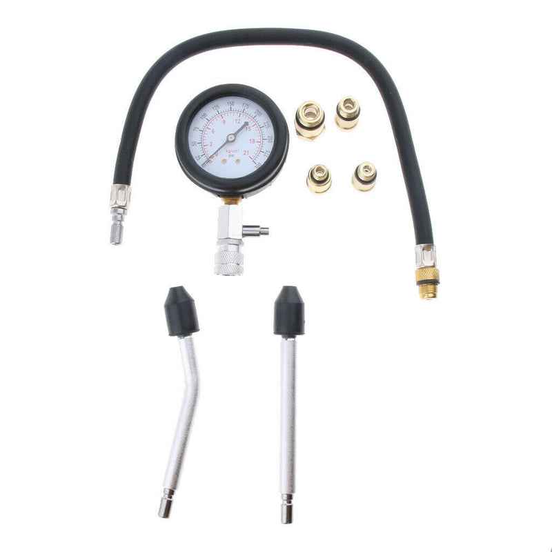 Automotive Petrol Engine Compression Tester Test Set Gauge Diagnostic Tool Car
