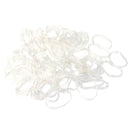 500pcs/Lot Disposable Clear Kids Rubber Band Thick Girl Hair Loop Accessory