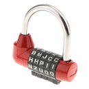 5 Letters Combination Number Padlock Luggage Case Travel Suitcase Pad Lock