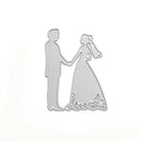 Metal Bride Groom Wedding Cutting Dies Stencils For DIY`Scrapbooking Photo JR