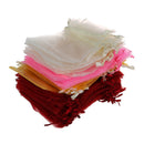 80X Organza Gift Bag Colorful Jewelry Pouch R3K6