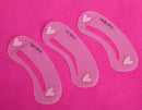 Grooming Shaping Assistant Template Eyebrow Drawing Card Brow Make-Up Stencil ES