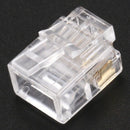 RJ11 6P6C Modular Plug Telephone Adapter Connector Line End 50pcs Y2Q4