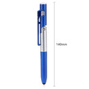 Multifunction Ballpoint Pen Folding LED Light Mobile Phone Stand Pen (Blue A