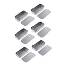 6x Slide Top Tin Box Cake Containers Storage Beads  Organizer Cans