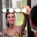 4 Bulb Led Makeup Mirror Light Suction Cup Installation Dressing Table Vani