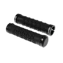 1 Pair MTB Bike Lock-on Fixed Gear Grips Soft Handlebar Grips Cover Black