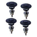 4pcs Engine Hood Quick Release Push Clip Aluminium Bonnet Panel Fastener