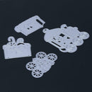 Christmas Train Group DIY Metal Stencil Scrapbook Embroidery Cutting  Die