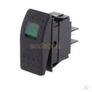 2Pcs 12V 20A ON/OFF Toggle Switch Automotive Car Boat w/ Green Light Waterproof