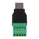 Replacement USB Type A Male To 5 Pin Screw Connector