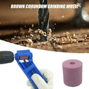 Corundum Wheel Portable Drill Bit Sharpener Wear Resisting Grinding +Spanner HOT