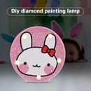 DIY Diamond Painting Rabbit Cross Stitch Embroidery Light Kit Decor (HD14)