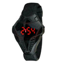 Fashion Gifts Mens Triangle Dial Silicone Sports Watches LED Digital Watch L4C4